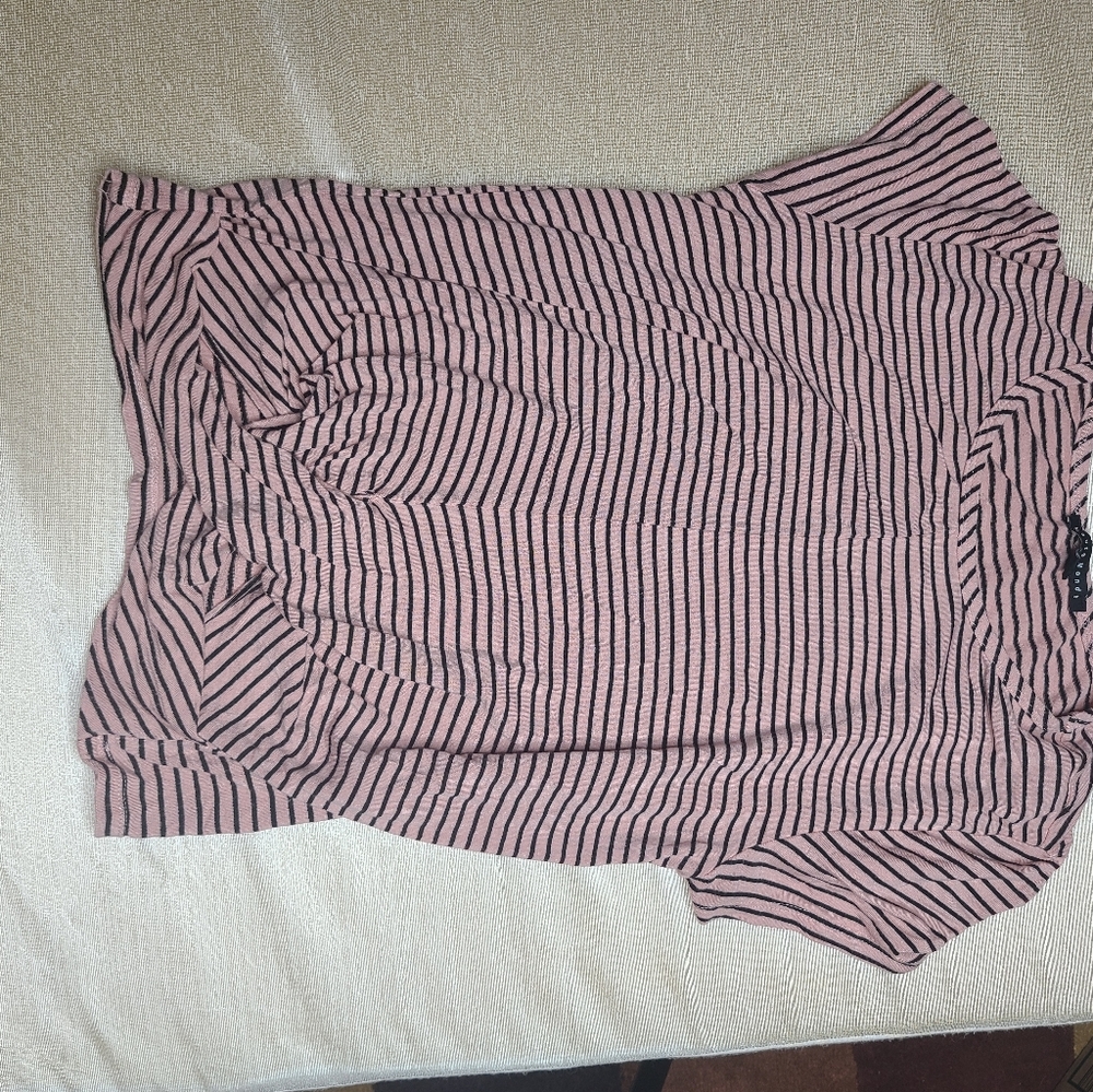 Striped short sleeve